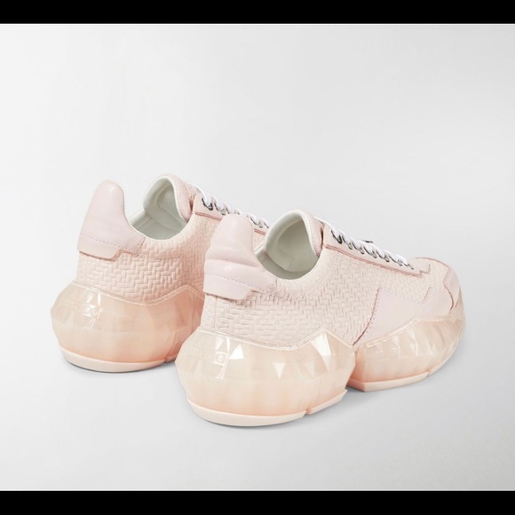 Jimmy Choo Diamond Leather Sneakers. Blush pink! Worn gently 💕 - Picture 2 of 6